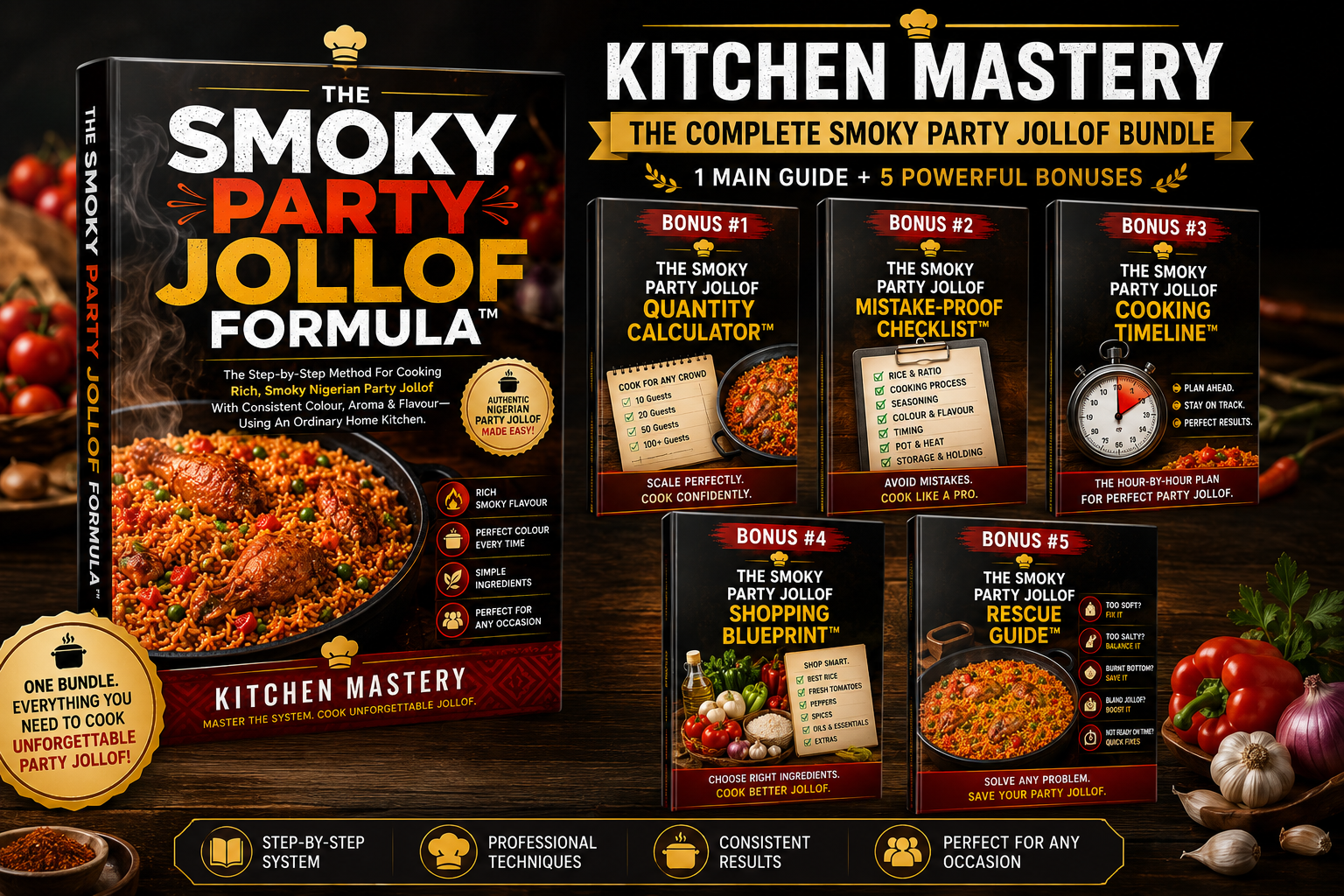 The Smoky Party Jollof Formula complete bundle